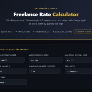 Freelance Rate Calculator