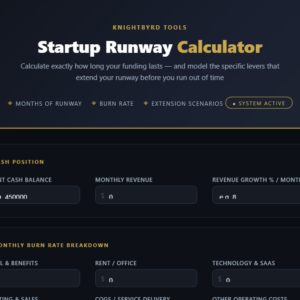 Startup Runway Calculator